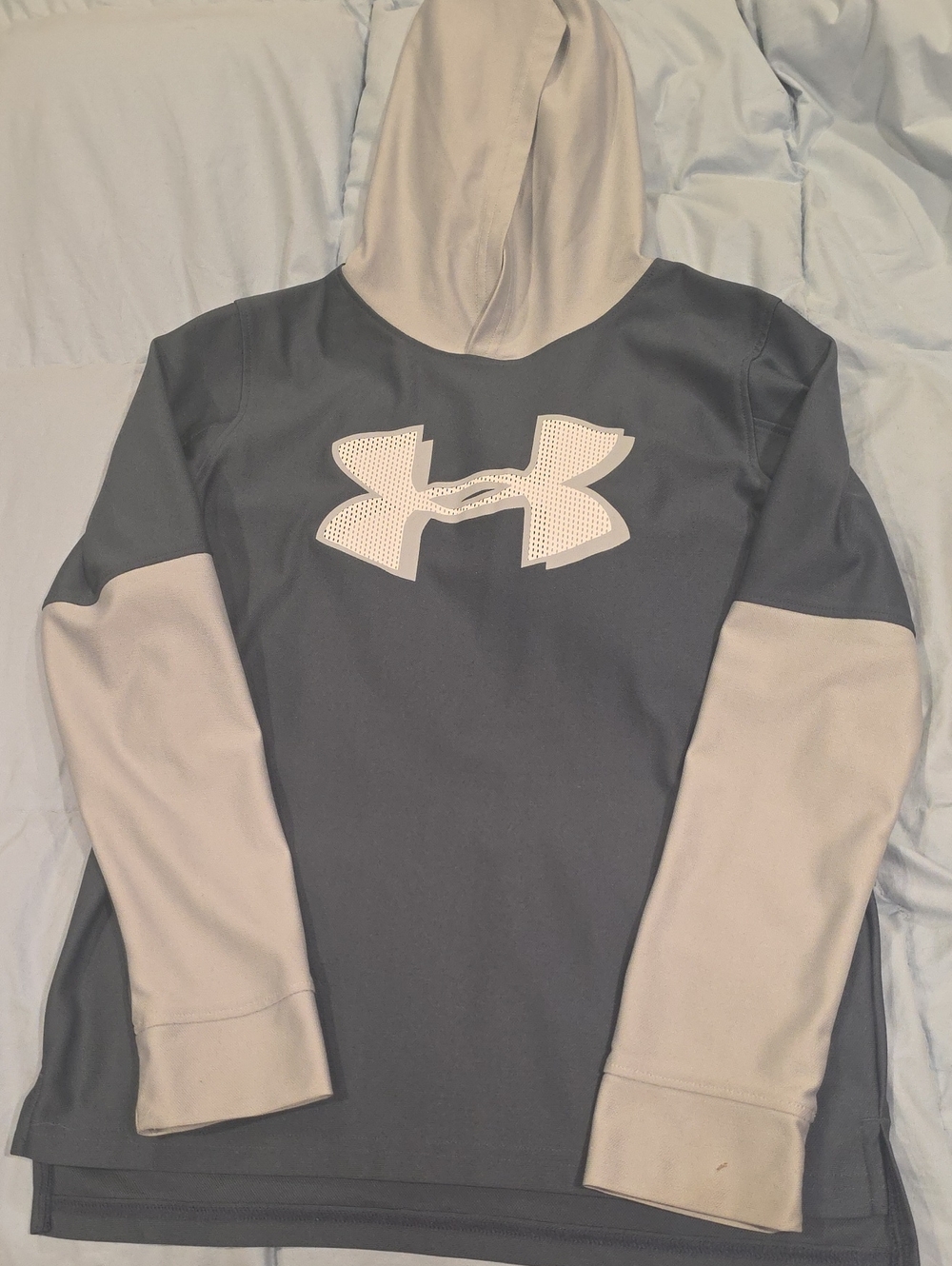 Under Armour Kids Navy & Light Gray Hoodie Pullover